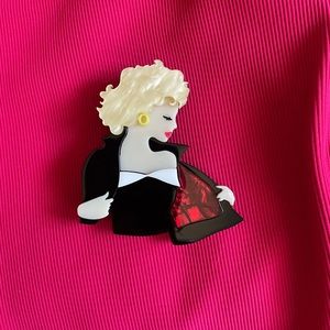 Grease Sandra Dee Erstwilder Brooch